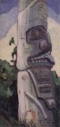 Emily Carr Skidegate painting